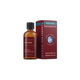 Mystic Moments | Tea Tree Fragrance Oil - 100ml - Perfect for Soaps, Candles, Bath Bombs, Oil Burners, Diffusers and Skin & Hair Care Items