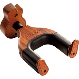 Neboic Guitars, auto-lock wall bracket,Guitar Holder for Wall, Solid Mahogany Wood for All Guitars, Classical Guitar, Bass, Violins, Electric Guitar
