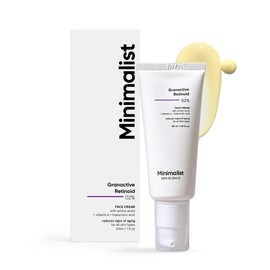 Minimalist- [ POTENTE CREMA DE NOCHE ANTI ENVEJECIMIENTO ]: La fórmula antienvejecimiento de última generación con 2% de retinoide granactivo está dermatológicamente probada para ofrecer menos irrita