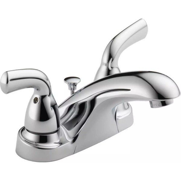 Delta Foundations Centerset Bathroom Faucet Chrome-Certifi