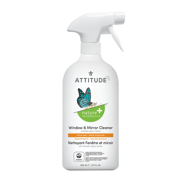 Attitude Window & Mirror Cleaner Citrus Zest 800mL