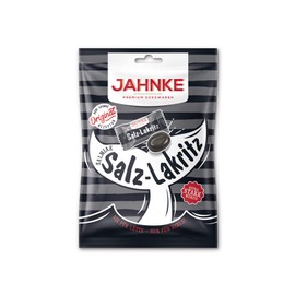 Jahnke Salmiak-salt Licorice / Salmiak-Salz-Lakritz 125 g - 4.41 oz