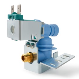 242252603 Refrigerator Ice Maker Water Inlet Valve Compatible With Electrolux Fridge Solenoid Valve 241803703 Frigidaire Refrigerator Water Valve Replacement FRT18IL6 FRT18IS6 FRT21LR7 FRT21IS6