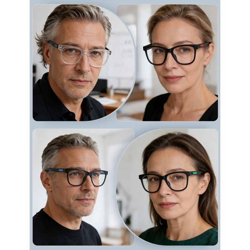 Oversized Women Reading Glasses Men 2.5 Big Readers for Unisex