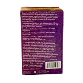 CJay Imperial Earl Grey Tea | Whole Leaf tea bags | 40 tea bags | Eco-conscious packaging | Non GMO, Gluten Free | Premium black tea from India | Resealable Pouch