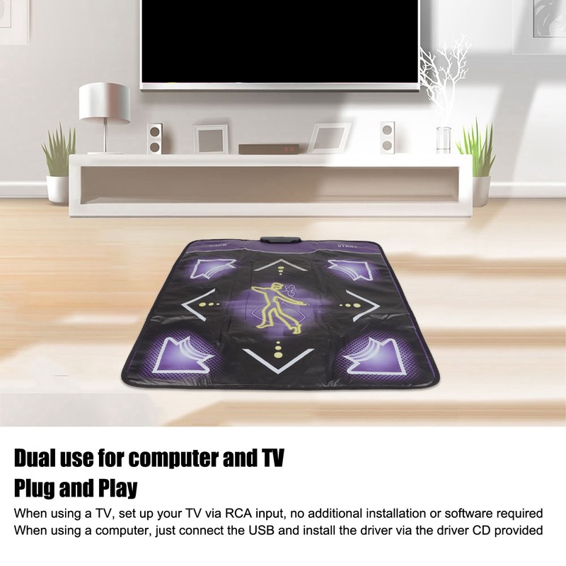 Single Dance Mat Durable Wear Resistant 8 Bit Chip TV