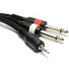 kenable PULSE Shielded 3.5mm Stereo Jack to 2 x 6.35mm