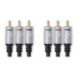 Profigold BA-PGV332 - Component Interconnect 3RCA Male To Male - 1.5m