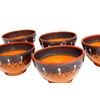 Cactus Canyon Ceramics Spanish Terracotta 5-Piece Small Salsa Bowl Set