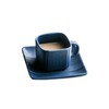 SHIIANN 4oz Ceramic Espresso Cups with Saucer, Set of 1,