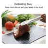 Rectangle Quick Defrost Tray Rapid Thaw Plate Board for Defrosting