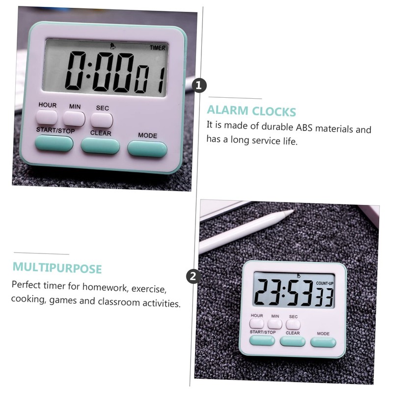 ABOOFAN Digital Kitchen Timer Silent Countdown Timer with LED Display