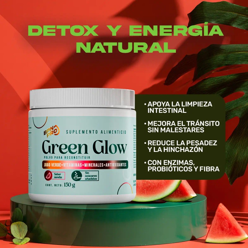 Pack Detox Verde BPN Pro con Probióticos y Green Glow