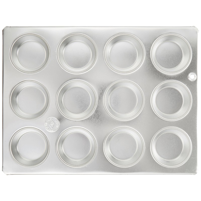 Endoshoji Tin Muffin Mold #10 Cup with 12 Pieces
