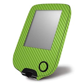 MightySkins Carbon Fiber Skin for Abbott Freestyle Libre 1 & 2 - Solid Lime Green | Protective, Durable Textured Carbon Fiber Finish | Easy to Apply, Remove, and Change Styles | Made in The USA