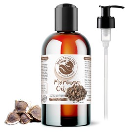 Bella Terra Oils Bella Terra Oils - Organic Moringa Seed Oil 8 oz - A Symphony of Nutrients & Fatty Acids, Elevating Beauty Rituals with Natural Nourishment