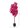 5' Artificial Tree Black Handmade