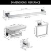 Brushed Nickel Bathroom Towel Bar Set Bathroom Accessories Hardware Set