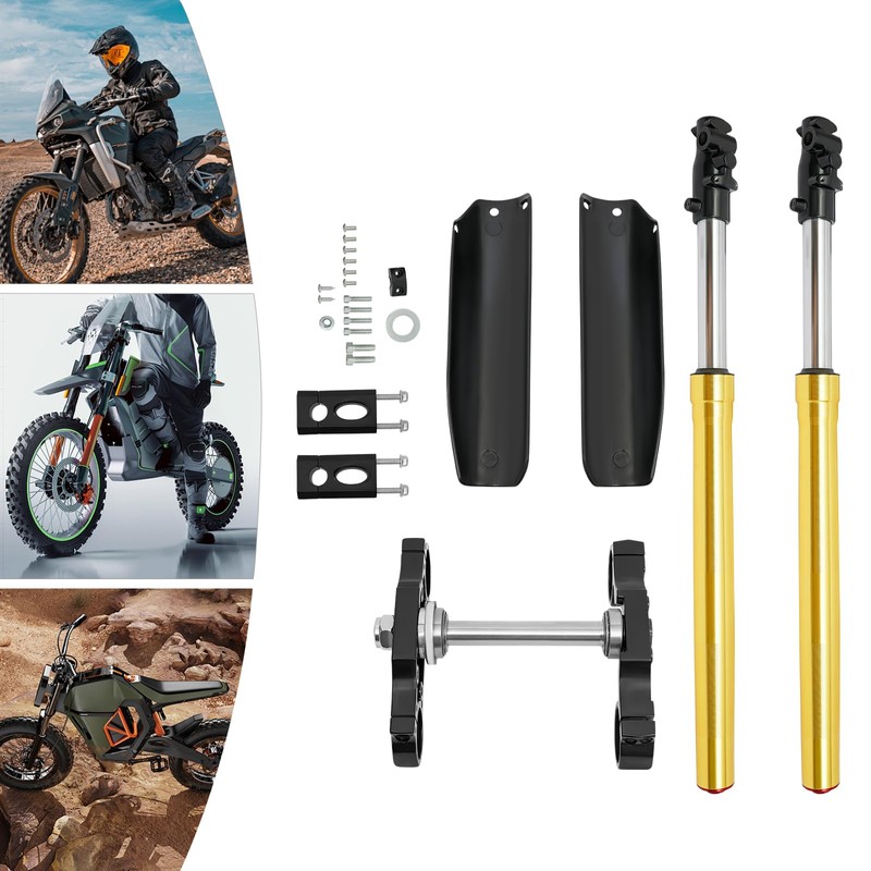 Triple Tree Clamp Front Fork Suspension Set for 110cc/125cc Pit