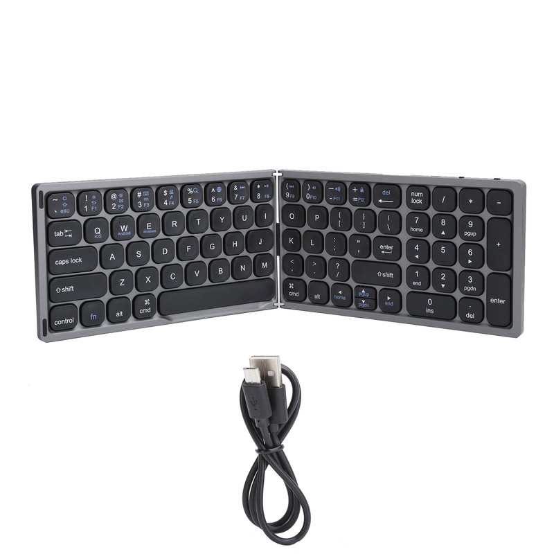Folding Bluetooth Keyboard Wireless Ultrathin for IOS Android Windows Computer