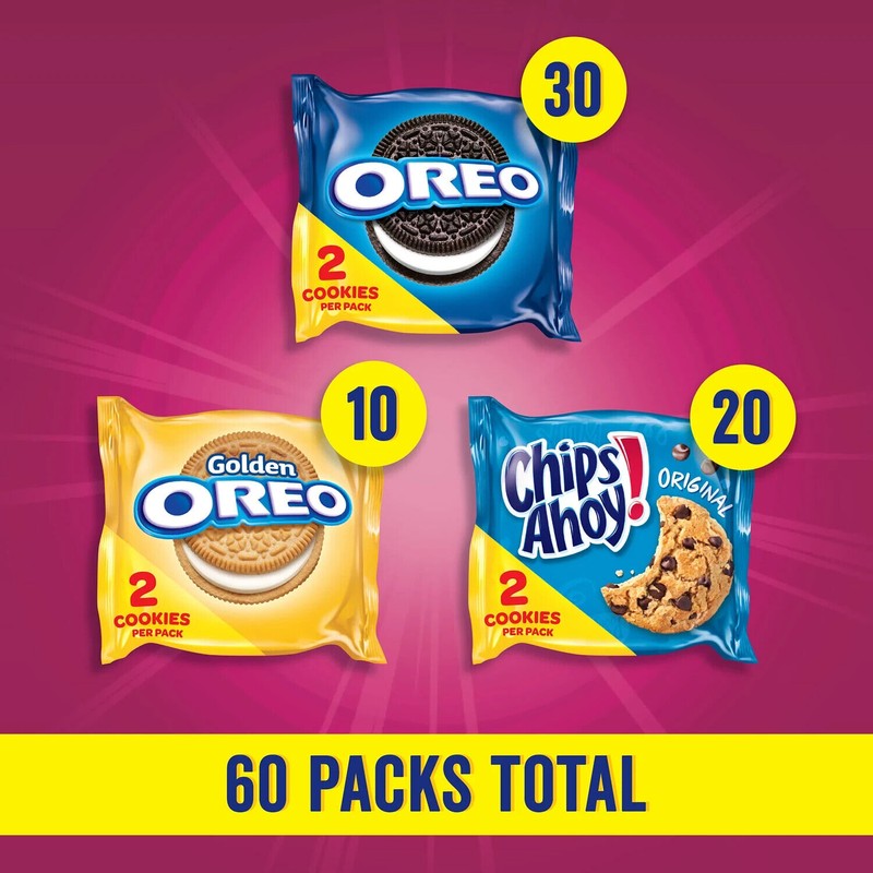 Oreo Nabisco Sweet Treats Cookie Variety Pack, OREO & CHIPS