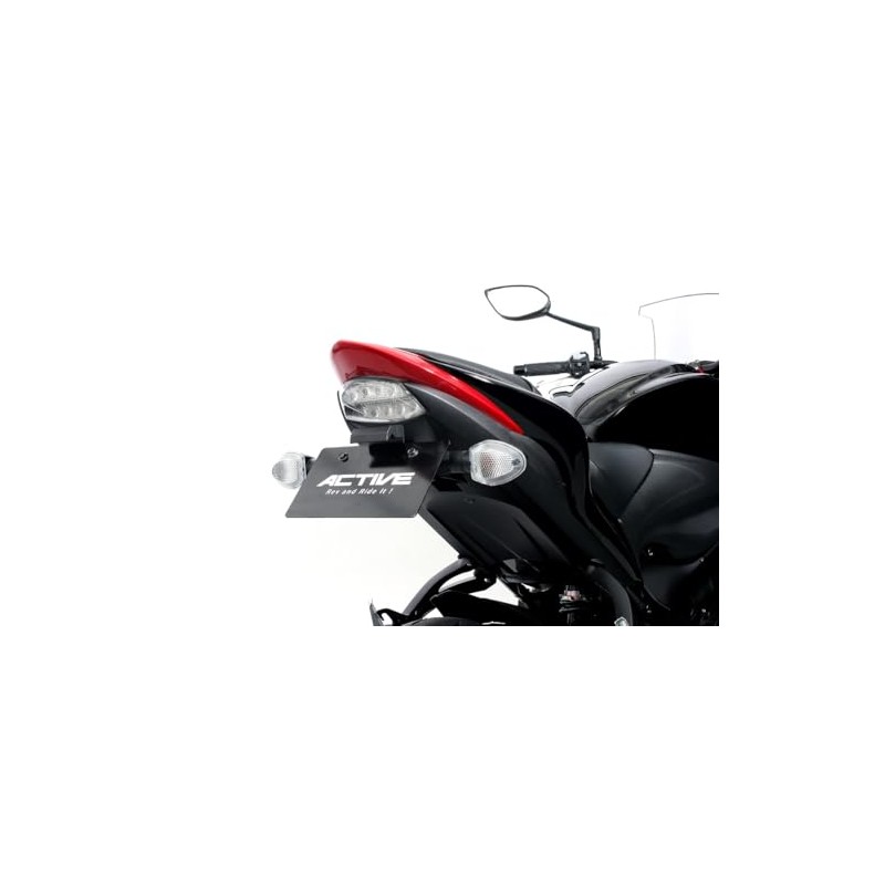 Active 1155046 Motorcycle Fenderless Kit with LED License Plate Light,