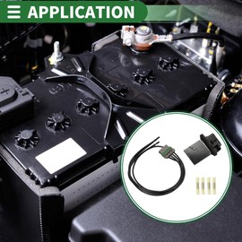 Motoforti HVAC Blower Motor Resistor, Heater Blower Resistor, for Toyota Tacoma 2005-2017, Metal Plastic, No.8713804050, Black, 1 Set