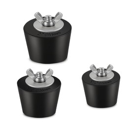 Rubber Plug Swimming Pool Plug Summer Pool Return Wire Plug Swimming Pool Plugs for Above Ground Pool (1.25 ", 1.5 ", 2 ", 3Pcs)