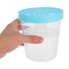 JECOMPRIS 2pcs Dehumidification Room Moisture Absorber Moisture Bucket Plastic Transparent