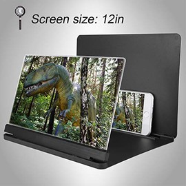 Pantalla Lupa para Teléfono Móvil - Amplificador de Video Plegable y Protección Ambiental para Interiores, Camping, Viajes y Otros Usos