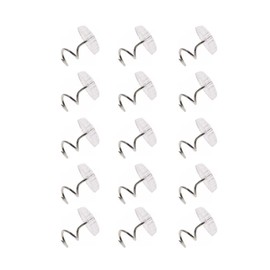 Sowaka 15 Pcs Twist Pins Upholstery Clear Heads Slip Cover Fasteners Headliner Pins for Sofa Car Van Home Furniture Hold Bed Skirt (15 pcs)