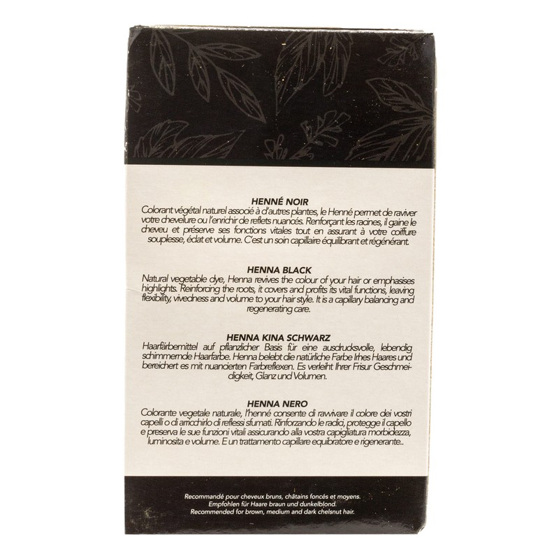 Alibabashop Hennedrog - Henna Natur schwarz - 90 g