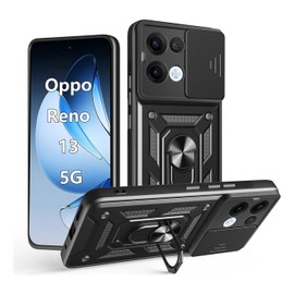 PENGPAI Funda para OPPO Reno 13 5G Case Uso Rudo Protector cámara Soporte Acrílico Carcasa Cover SJ