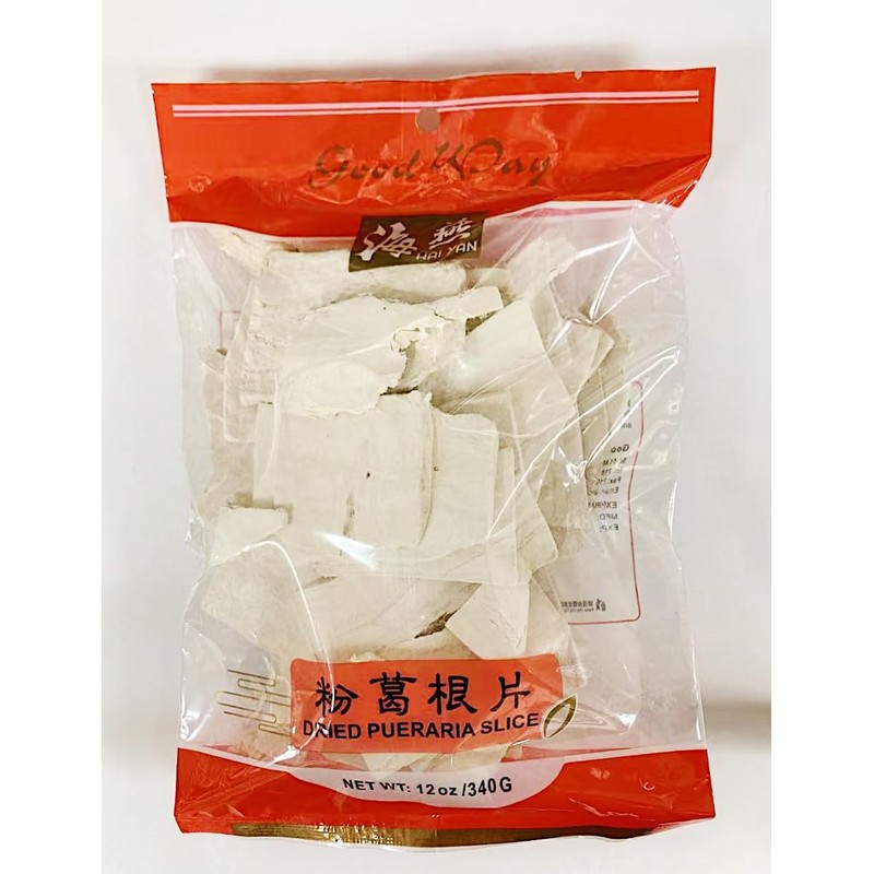 Dried Pueraria Root Slices, 12 oz, 340g, Pack of 2