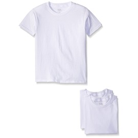 Fruit of the Loom Boys/Toddler 3Pack White Crew-Neck T-Shirts Kids Undershirts 2T3T