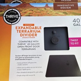 Thrive Expandable Terrarium Divider Fits 40 Gal. BRAND NEW