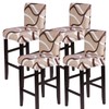 SearchI Bar Stool Covers Set of 4, Stretch Washable Barstool