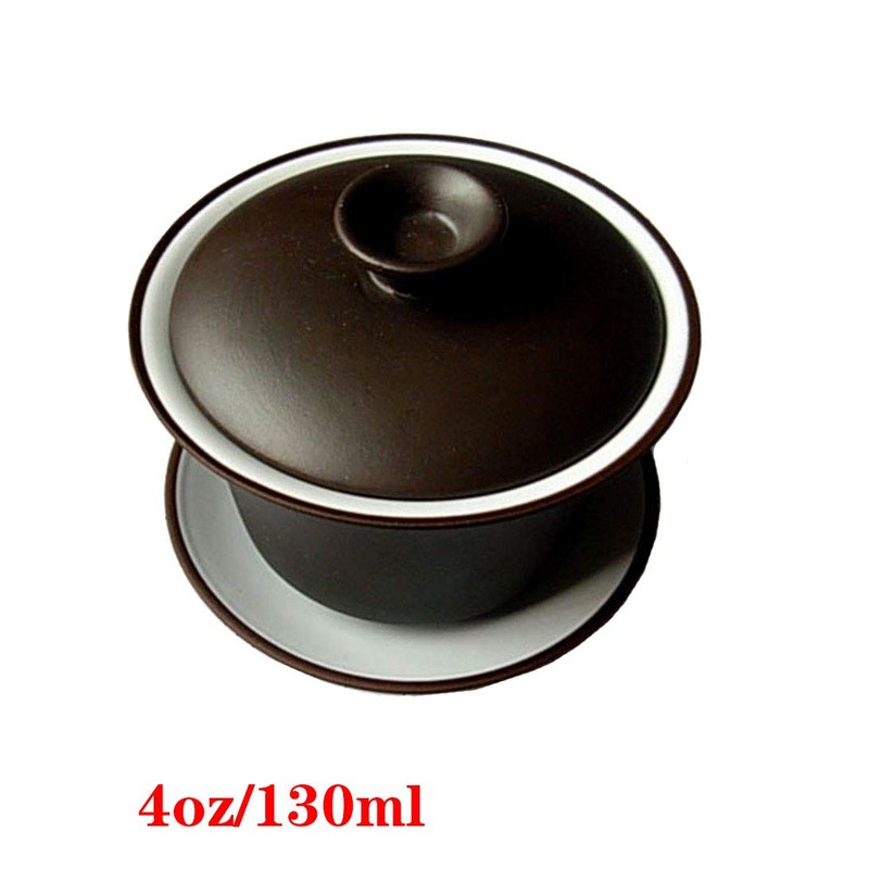 Teacup Kungfu tea bowl zisha red brown 4oz/120ml yixing cup