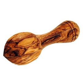 Mastro Leonardo Citrus Press Olive Wood 14 cm Handmade in Italy Citrus Press / Orange Press / Lemon Press