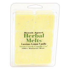 Swan Creek "Luscious Lemon Vanilla" Soy Wax Break Apart Drizzle Melt