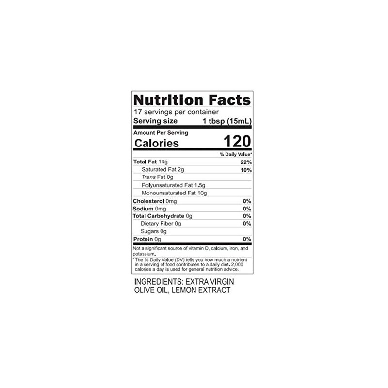 Blazing Bella Lemon Infused Extra Virgin Olive Oil - California