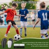 2 Pairs Mini Shin Pads for Football, 9.5 x 6