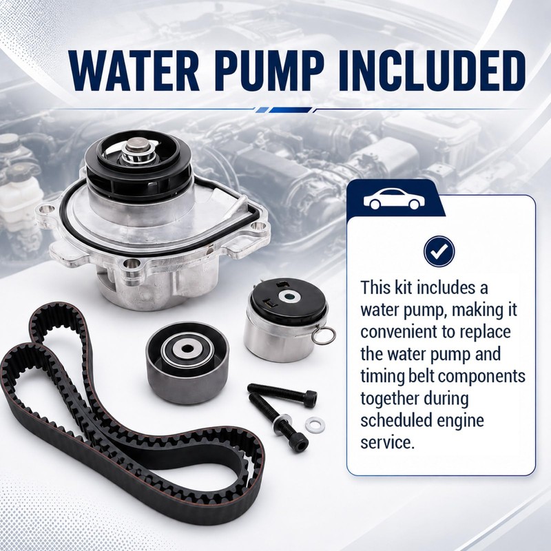 Engine Timing Belt Kit with Water Pump for Chevy Cruze