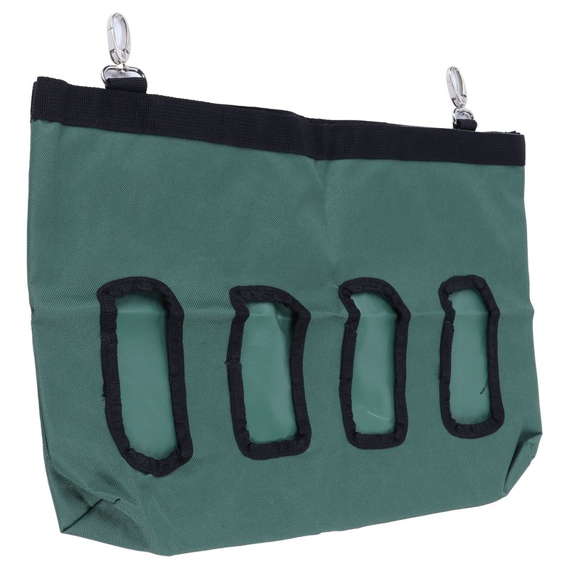 Rabbit Feeder Bag Hanging Feeding Tote with 4 Holes for