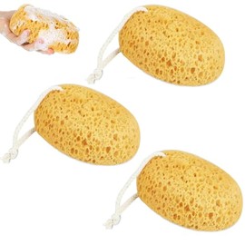 Esponja Baño Piel Sensible Duchas Diarias Viajes Gimnasios 155 100 Color Amarillo
