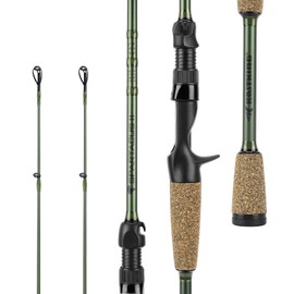 KastKing Spartacus II Twin Tip Fishing Rods, Cast - 7'10" - H Power - Ex-Fast