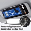 ZIMISI Handicap Placard Holder for Car, Universal Transparent Disabled Parking