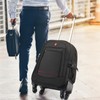 StarCloud 4-Wheel Checked Rolling Backpack 55L (24x15x9in): Extra-Large Roller Travel