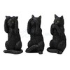 Veronese Design Black Kittens Hear No Evil, See No Evil,