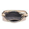 FashionPuzzle Small Crescent Shoulder Bag Underarm Purse (Nude)